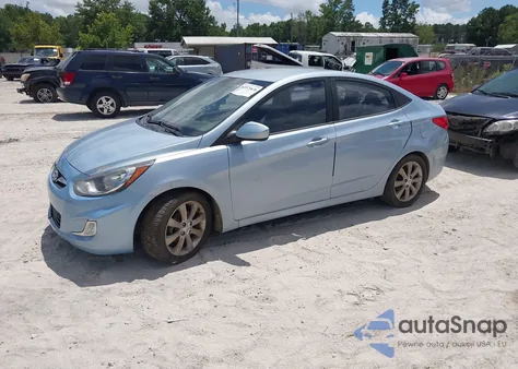 2012 Hyundai Accent Gls from USA, damaged, VIN KMHCU4AE7CU065522